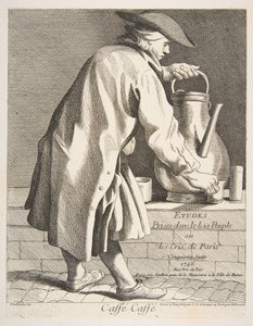 コーヒーベンダー、1746年。 作： Anne Claude Philippe de Caylus