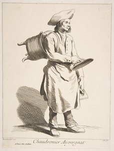 オーヴェルニュ出身の銅細工師、1737年。 作： Anne Claude Philippe de Caylus