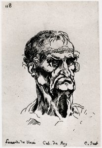 レオナルド・デ・ヴィンチの絵、c1710-1765 1924 作： Anne Claude Philippe de Caylus