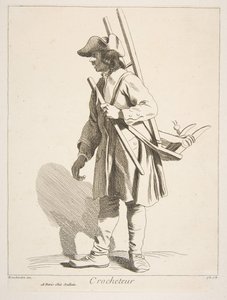 ハードウェアペドラー、1746年。 作： Anne Claude Philippe de Caylus