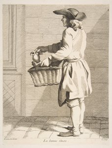 インク売り、1746年。 作： Anne Claude Philippe de Caylus