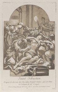聖セバスチャンの殉教、カリフォルニア。 1729年。 作： Anne Claude Philippe de Caylus