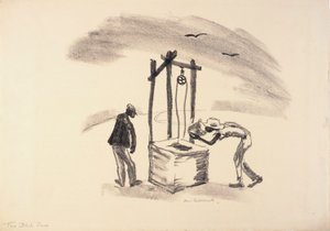 二羽の黒いカラス 作： Anne Goldthwaite