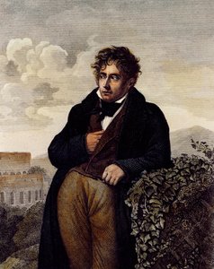 フランソワ＝ルネ・ド・シャトーブリアンの肖像（サン＝マロ 作： Anne Louis (after) Girodet de Roucy Trioson