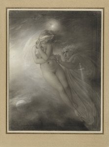 マルヴィーナとオスカーの亡霊 作： Anne Louis Girodet Trioson