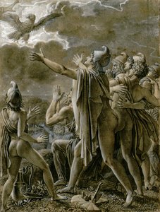 アテネとそのラティウムでの追随者、1791-1793年。 作： Anne Louis Girodet de Roucy Trioson