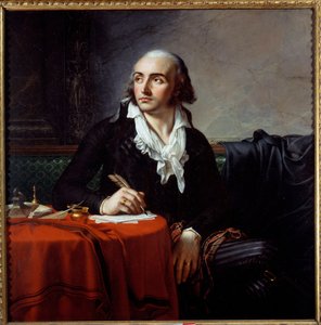 ジュゼッペ・フラベガ（1763-1833）の肖像 イタリアの革命家。絵画：アンヌ・ルイ・ジロデ・ド・ルーシー・トリオソン（Anne-Louis Girodet de Roucy-Trioson 作： Anne Louis Girodet de Roucy Trioson