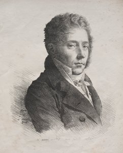 リトグラフエッセイ集：氏の肖像。 ラ・クーペリのクーパン 作： Anne Louis Girodet de Roucy Trioson