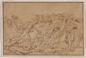 カイロの反乱』習作 作： Anne Louis Girodet de Roucy Trioson