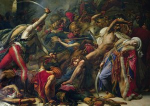 1798年10月21日、カイロでの反乱、1810年（91913の詳細） 作： Anne Louis Girodet de Roucy Trioson