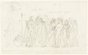 アエネーイス、Book Vからのアーチェリーマッチ 作： Anne Louis Girodet de Roussy Trioson