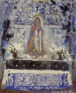 聖母の祭壇 作： Anne Redpath