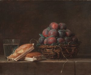 プラムのバスケット、1769年。