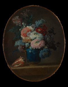 花瓶と巻き貝の殻、1780。
