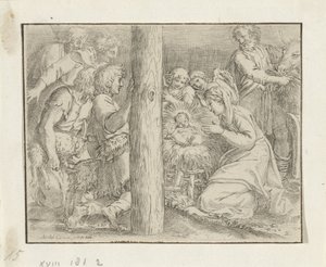 羊飼いの礼拝 作： Annibale Carracci