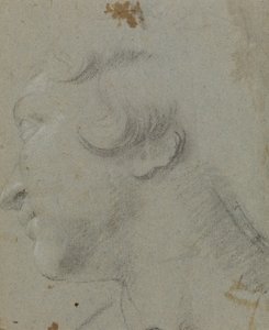 聖カタリナの頭、RCIN 902115 作： Annibale Carracci