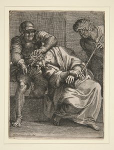 いばらの冠をかぶったキリスト 作： Annibale Carracci