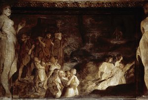 ジェイソンの人生のエピソードジェイソンの偽装葬儀（フレスコ 作： Annibale Carracci