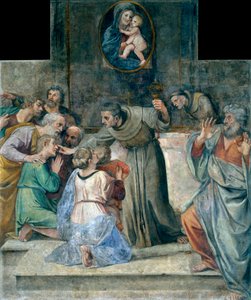 出生時に視覚障害者を癒す - アニバーレ・カラッチによる絵画 (カラッチ 作： Annibale Carracci