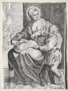 ホワイトレイヴンのマドンナ、1500年代。 作： Annibale Carracci