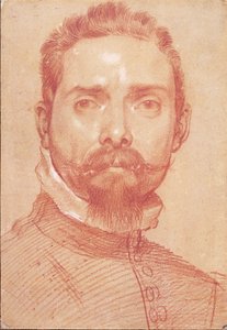 男性の肖像 作： Annibale Carracci