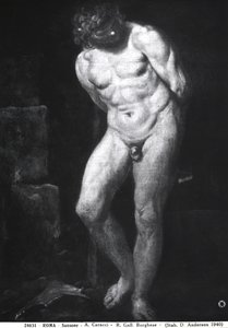 サムソン、1580〜1609年頃 作： Annibale Carracci