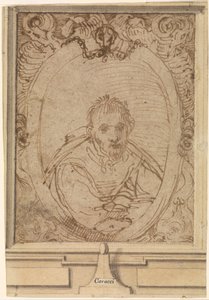 自画像 作： Annibale Carracci