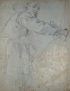 ドレープをまとった男性像の習作、1580～1609 年 作： Annibale Carracci