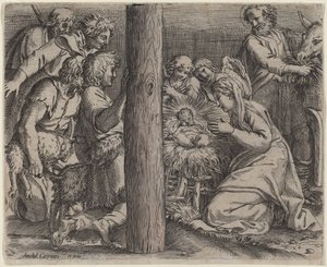 羊飼いの礼拝 作： Annibale Carracci
