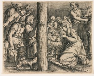 羊飼いたちの礼拝 作： Annibale Carracci