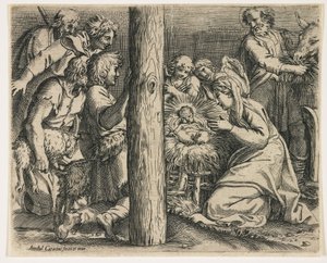 羊飼いの礼拝c。 1606 作： Annibale Carracci