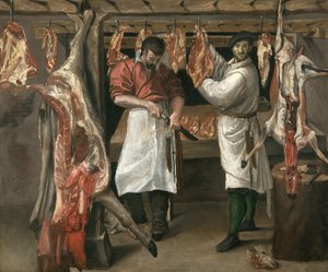 ブッチャーズショップ 作： Annibale Carracci