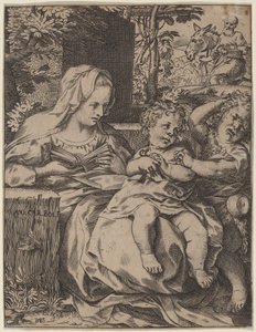 ツバメのマドンナ 作： Annibale Carracci