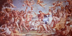 バッカスとアリアドネの勝利 作： Annibale Carracci