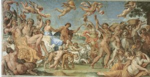バッカスとアリアドネの凱旋 作： Annibale Carracci