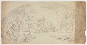 バッカスとアリアドネの勝利 作： Annibale Carracci