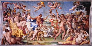 バッカスとアリアドネの凱旋 作： Annibale Carracci