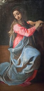 受胎告知の聖母 作： Annibale Carracci