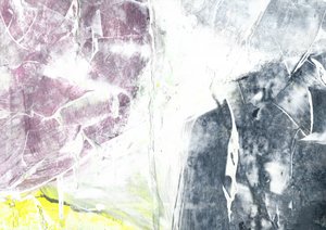 カラフルで質感のある抽象画 作： 