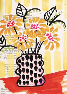 遊び心あふれる花瓶