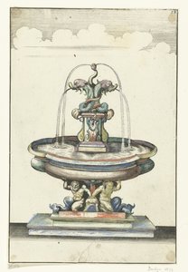 4 つのローブを持つ盆地 Architectura Curiosa Nova (シリーズタイトル) 作： Anonymous