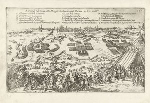 ベレグ ヴァン バランシエンヌ、1567 年 パルマ公爵マルガリータ率いるヴァレンセナ包囲戦。 1567 (オブジェクトのタイトル) 作： Anonymous