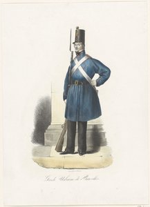ベルギーの市警、1830 年 Garde Urbaine de Bruxelles (オブジェクトのタイトル) 作： Anonymous
