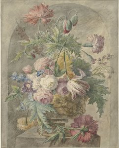花瓶の花 作： Anonymous
