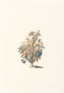 牡丹を含む花瓶 作： Anonymous