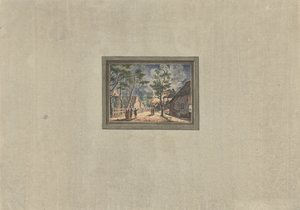 1746年マウダーベルクでの火事 作： Anonymous