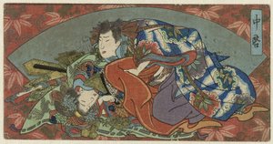 チュロ、途中 版画付きうちわシリーズ（シリーズタイトル） 作： Anonymous