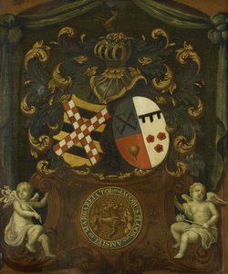 ジェイコブ・プロース・ヴァン・アムステルとマルガレータ・トルの同盟軍、1683年 作： Anonymous