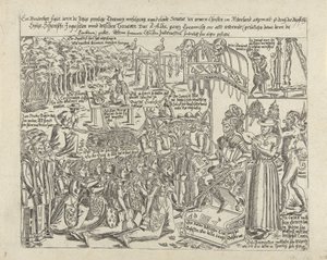 アルバ公の玉座、1569年（コピー） 作： Anonymous