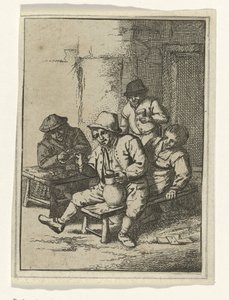 テーブルでの飲酒会社 作： Anonymous